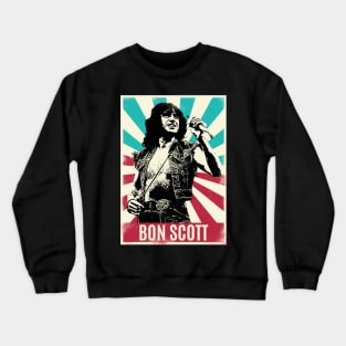 Vintage Retro Bon Scott Crewneck Sweatshirt